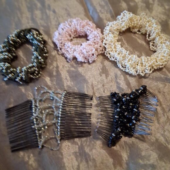 Large lot of Assorted Hair Accessories - Vintage to Mod main image 4